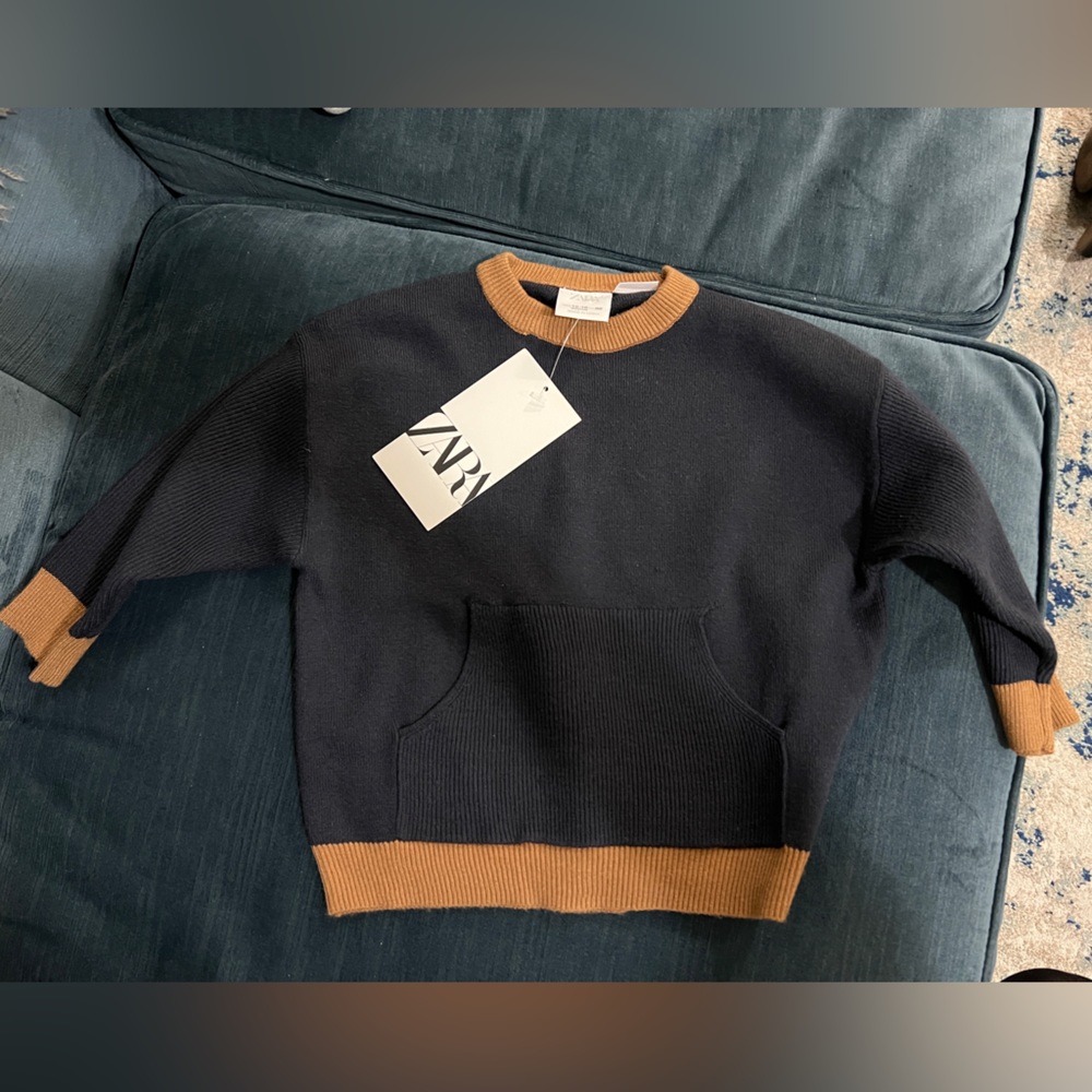 Zara 12-18m navy sweater